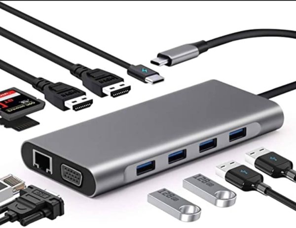 Type-C to HDMI 11 in 1 Adapter